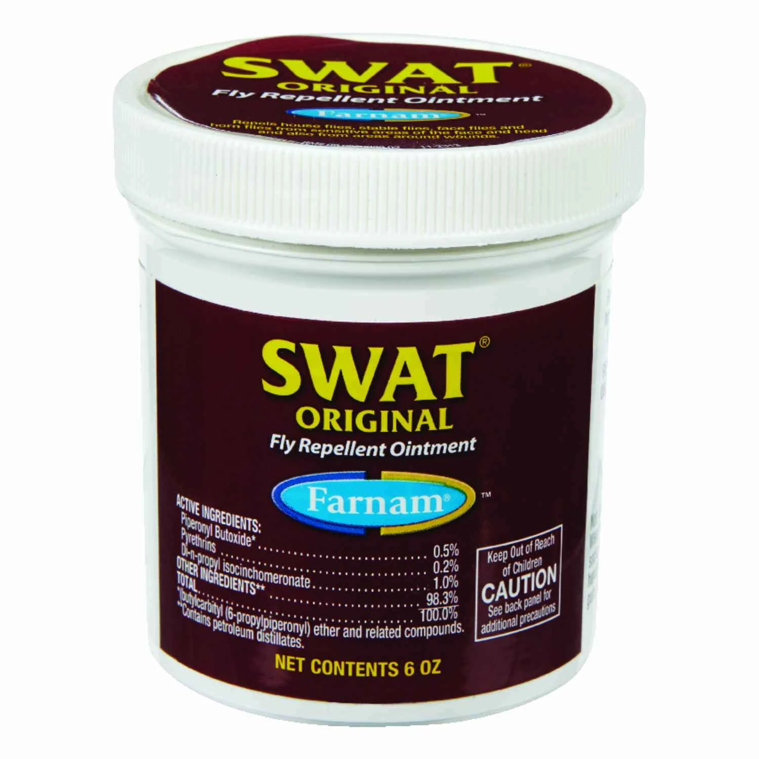 Swat Original Pink Fly Repellent Ointment, 7 Ounce Jar