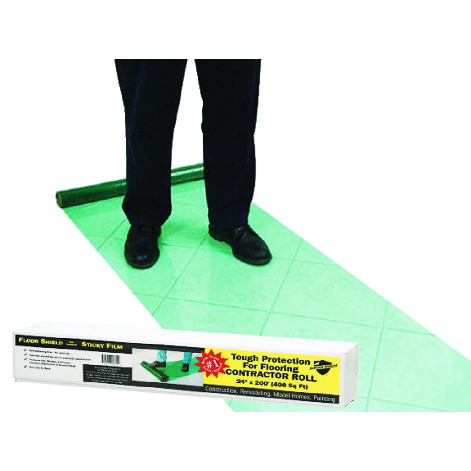 Multi Surface Floor Protection Film, 24 In. x 200 Ft.