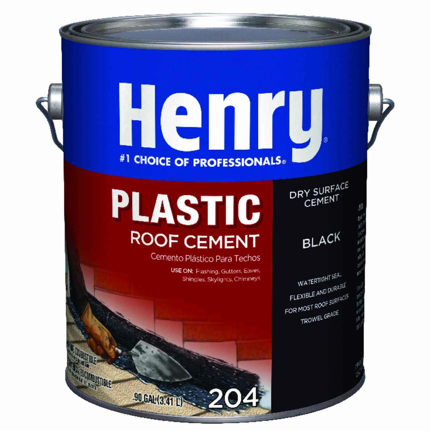 1 Gallon Plastic Roof Cement Sealant He204042 For Asphalt And Metal Roofs