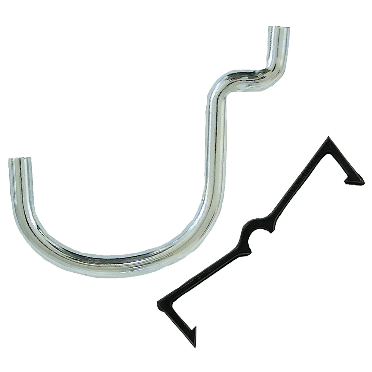 1/4 In. Heavy-Duty Curved Pegboard Hook, 8-Pack