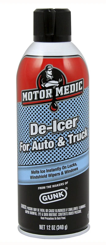 De1 Windshield De-icer, 12 Oz Liquid For Auto And Truck