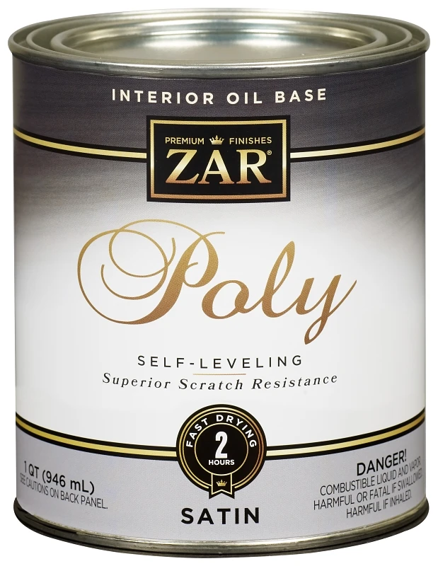 32912 Ultra Satin Clear Oil-based Polyurethane, 1 Quart Can