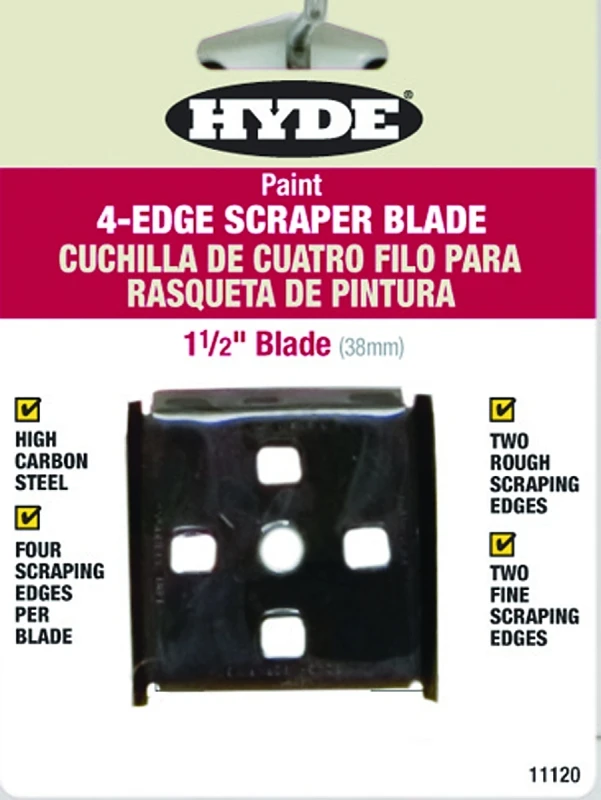 1-1/2 Inch 4-edge Replacement Scraper Blade Model 11120