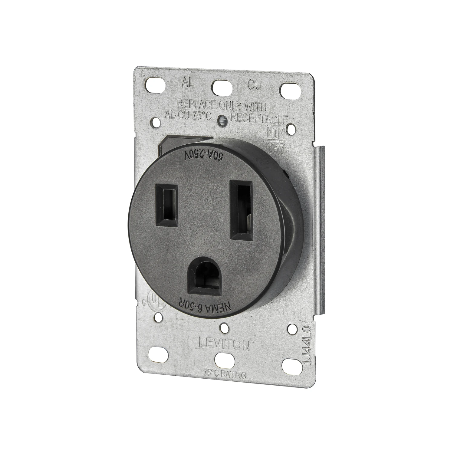FLUSH RECEP 50 AMP 250 VOLT