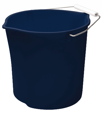 Rubbermaid Neat 'N Tidy 11 Qt. Royal Blue Bucket