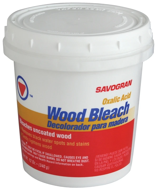 12 Oz. Wood Bleach - Oxalic Acid Powder For Wood Staining