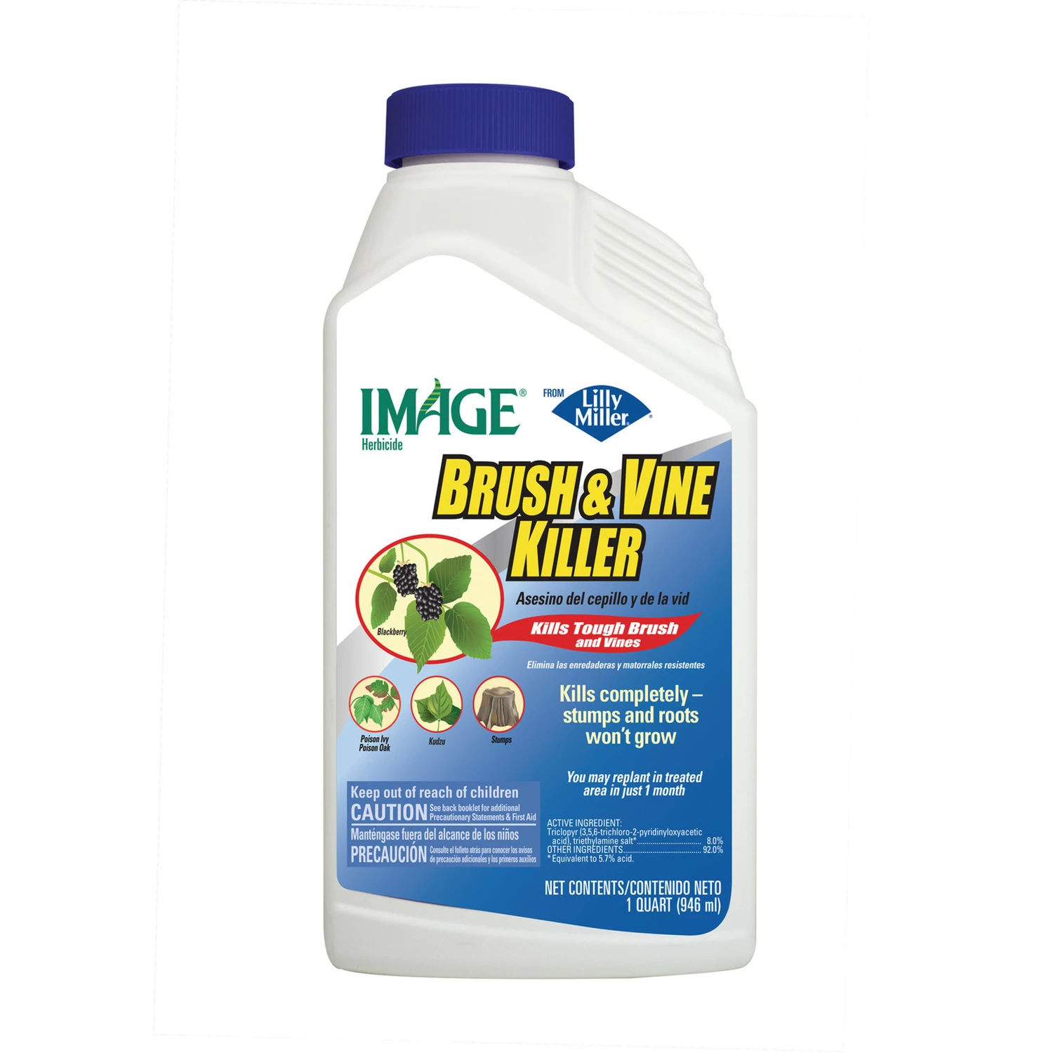 Brush And Vine Killer Concentrate, 32 Oz, Non-selective Herbicide