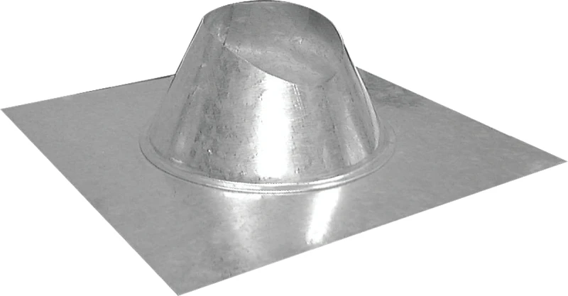 Roof Flashing, Rainproof, Galvanized, 5 In.