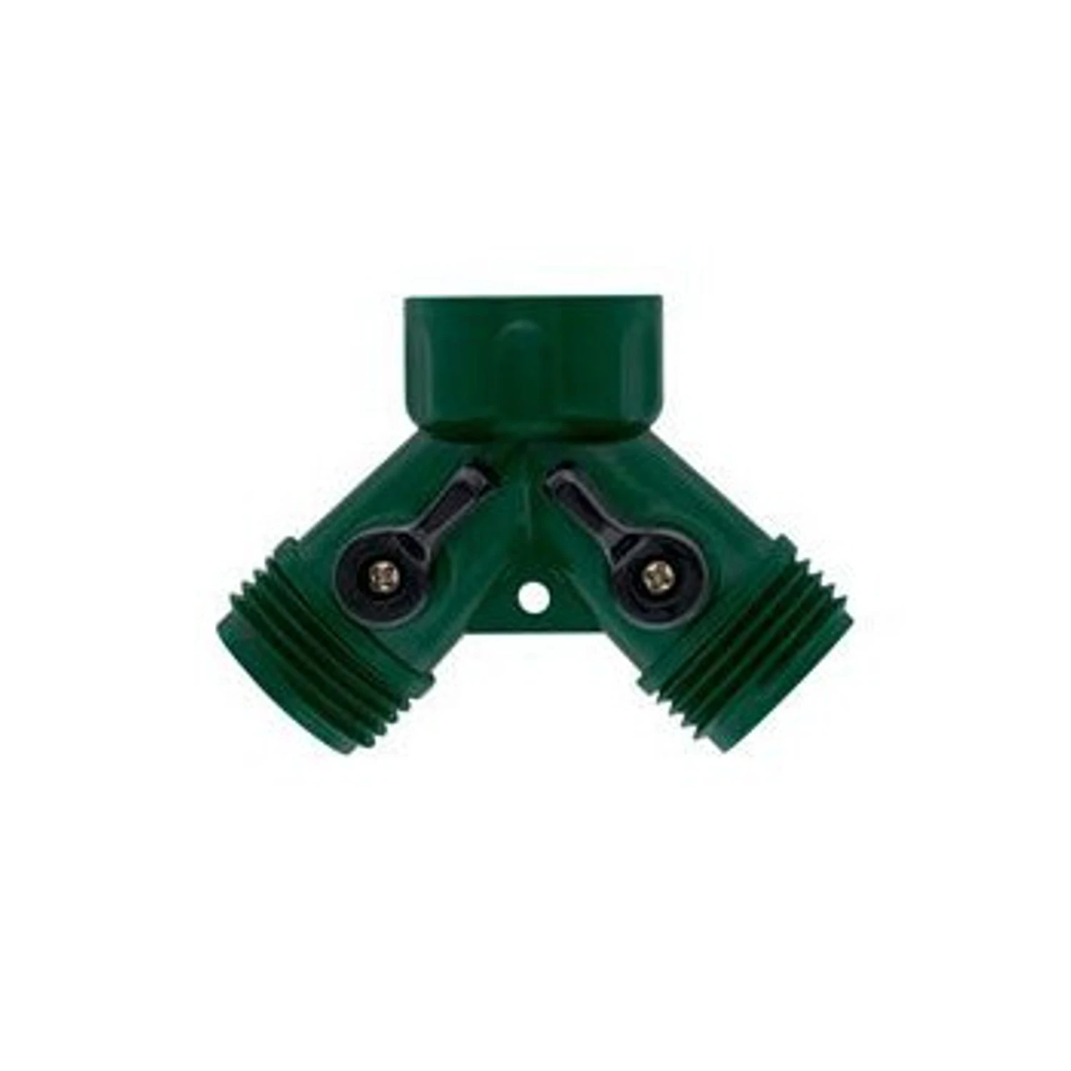 3/4 In. Plastic Threaded Female/male Y-hose Connector With Dual Shut Offs