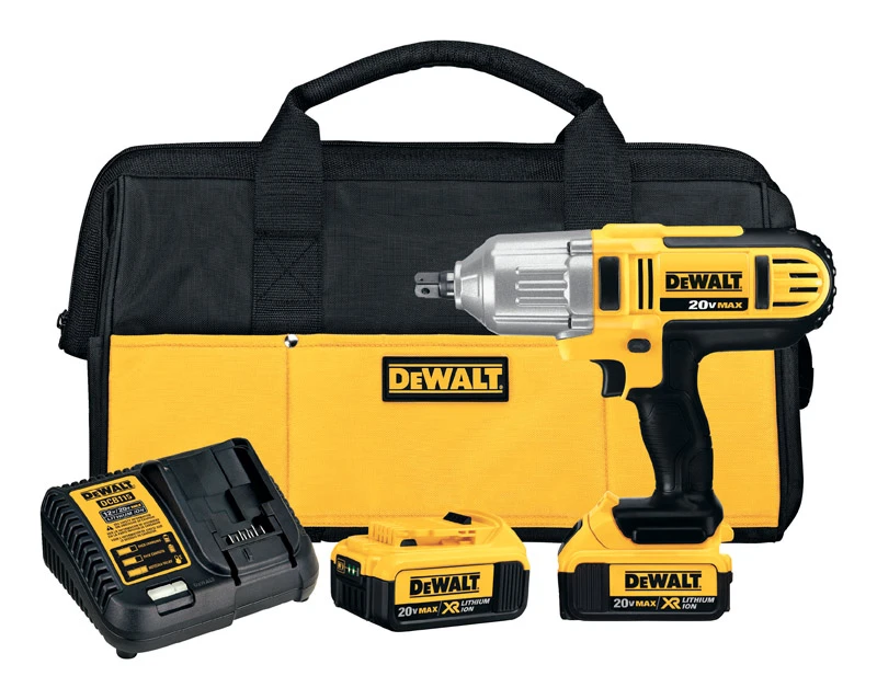 20-volt Max Lithium-ion Cordless 1/2 In. Impact Wrench Kit With 2 Batteries And Charger