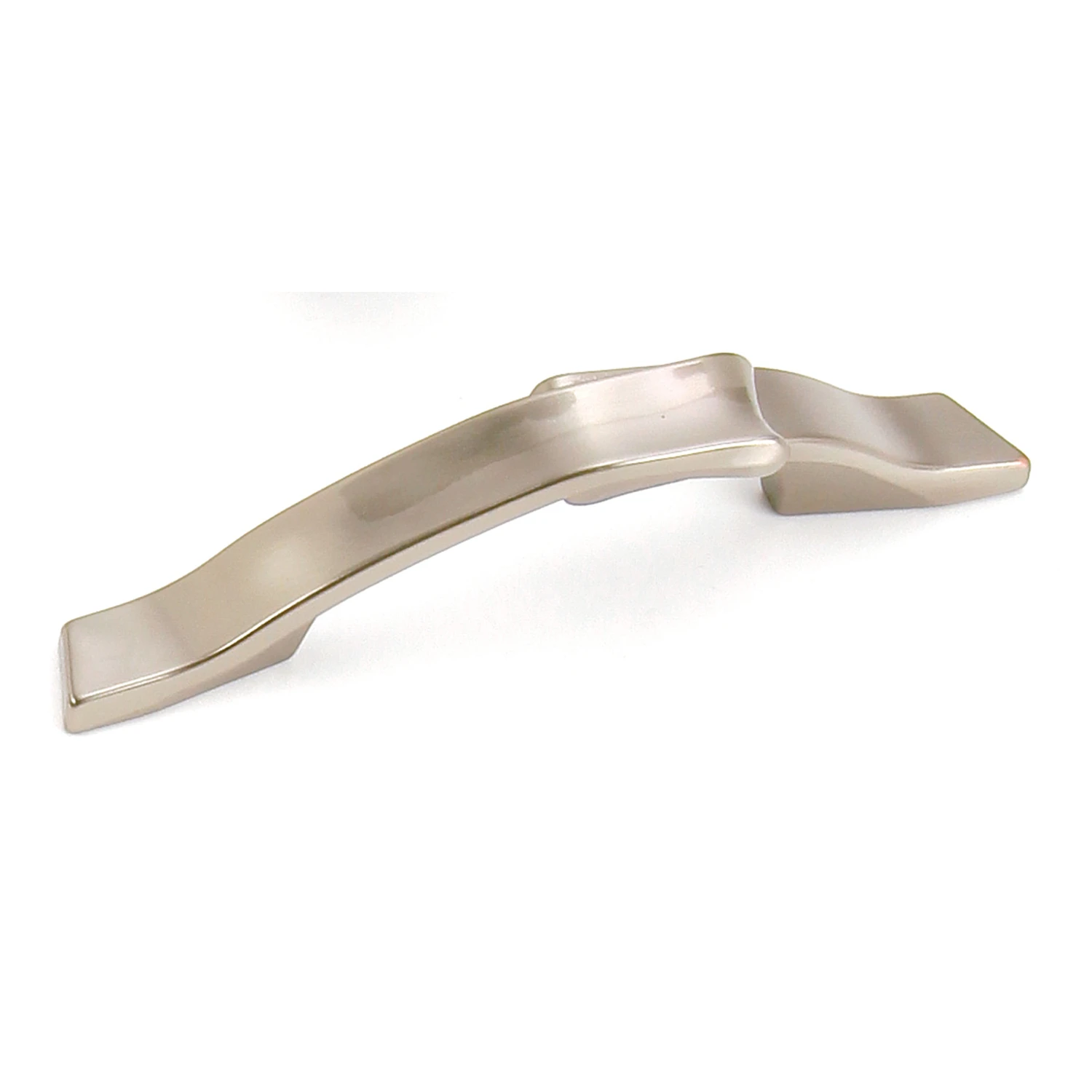 Laurey Diva Arch Cabinet Pull 4 in. Satin Nickel 1 pk