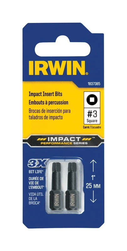 Irwin Impact Ready Drill Bit Steel 2 pc.