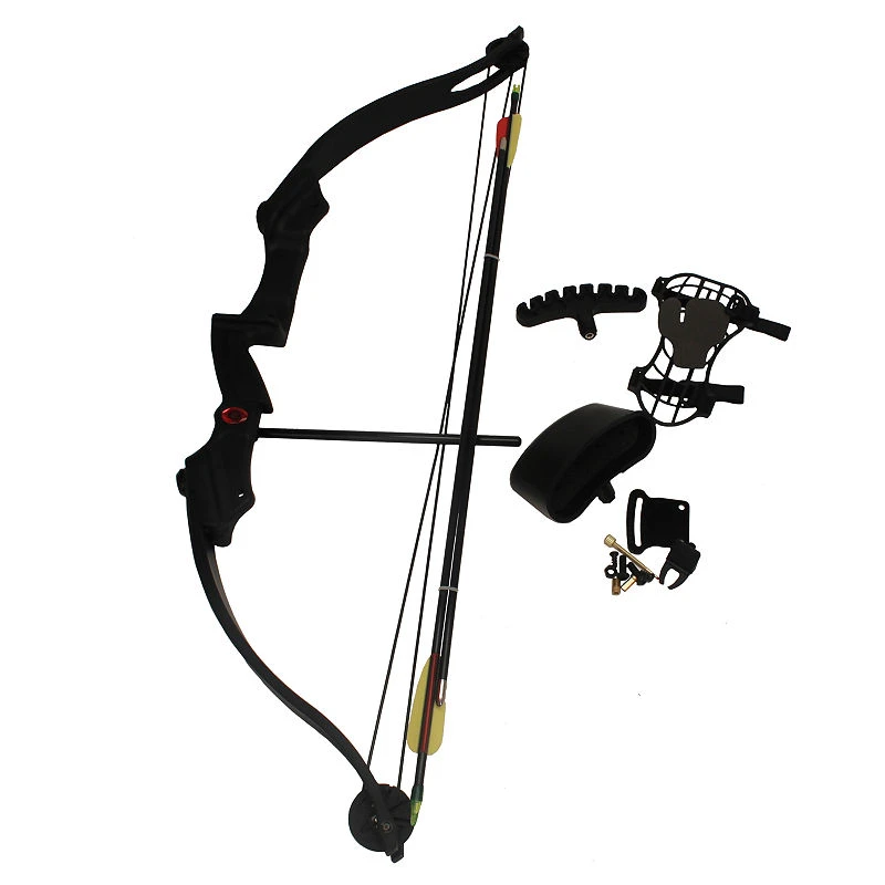 Elkhorn Jr Compound Bow Set With Adjustable Sight And Arm Guard
