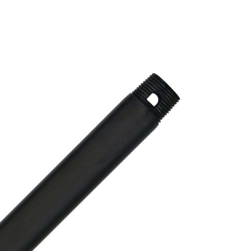 25146 Black Ceiling Fan Downrod, 3/4 In Diameter, 24 In Length, Steel