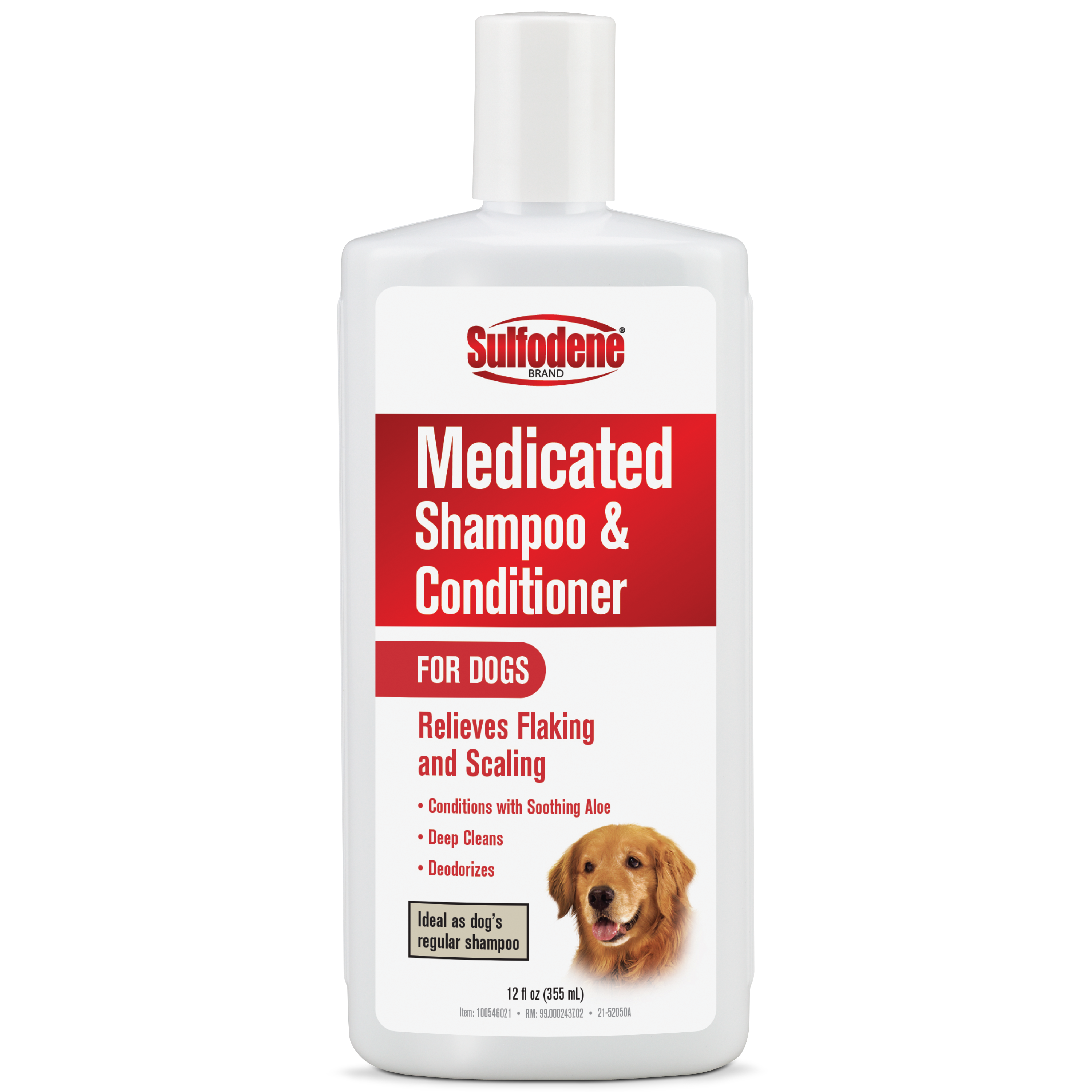 Sulfodene Medicated Shampoo & Conditioner For Dogs, 12 Ounces