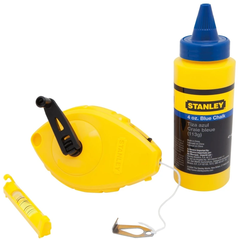 47-443 Chalk Box Set, 100 Ft Line, Blue Chalk, 3:1 Gear Ratio