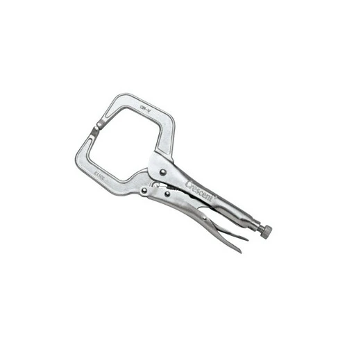 11 Inch Locking C-clamp Pliers With Regular Tips And 4 Inch Jaw Capacity