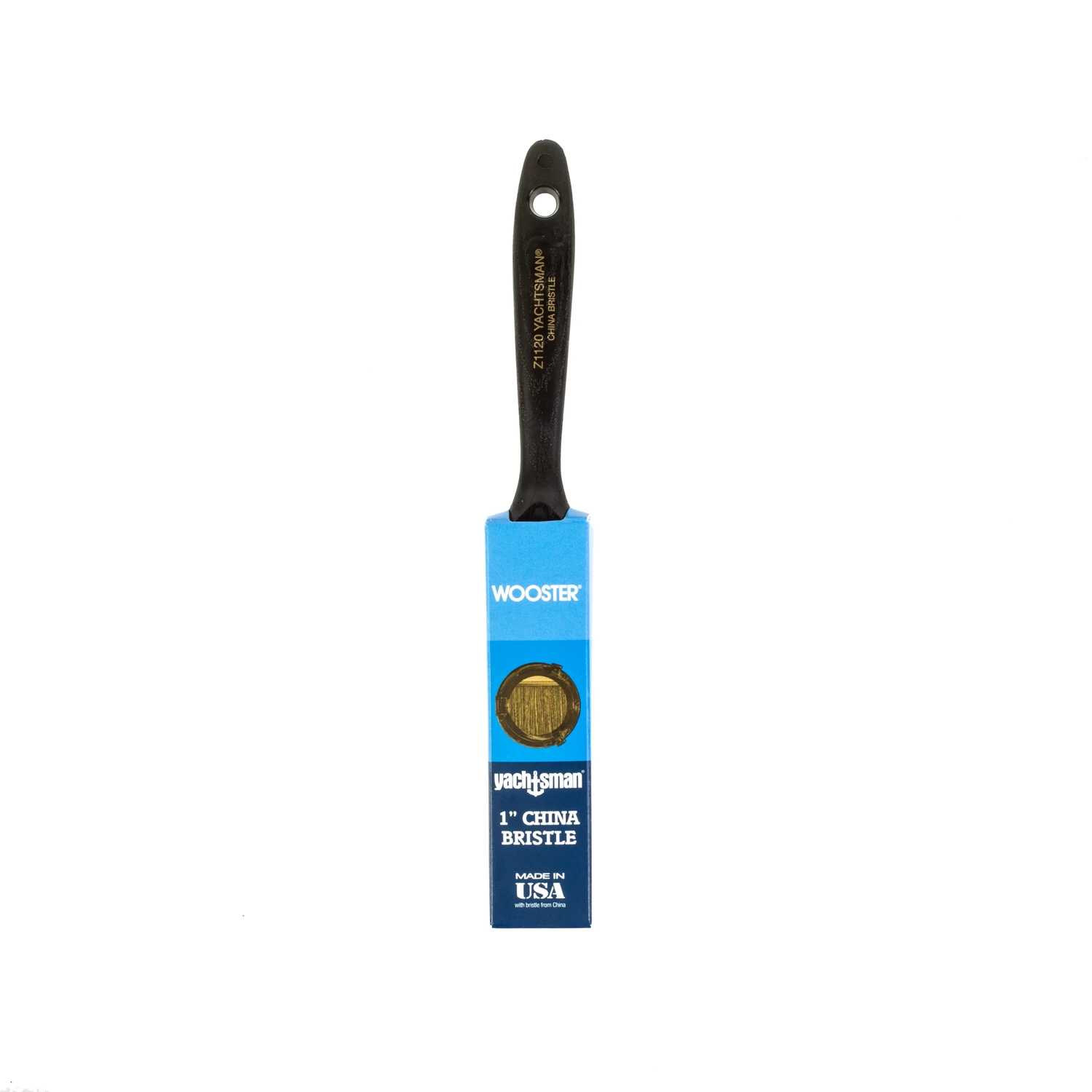 Z1120-1 Yachtsman 1 In. Flat Paint Brush With China Bristle And Varnish Handle