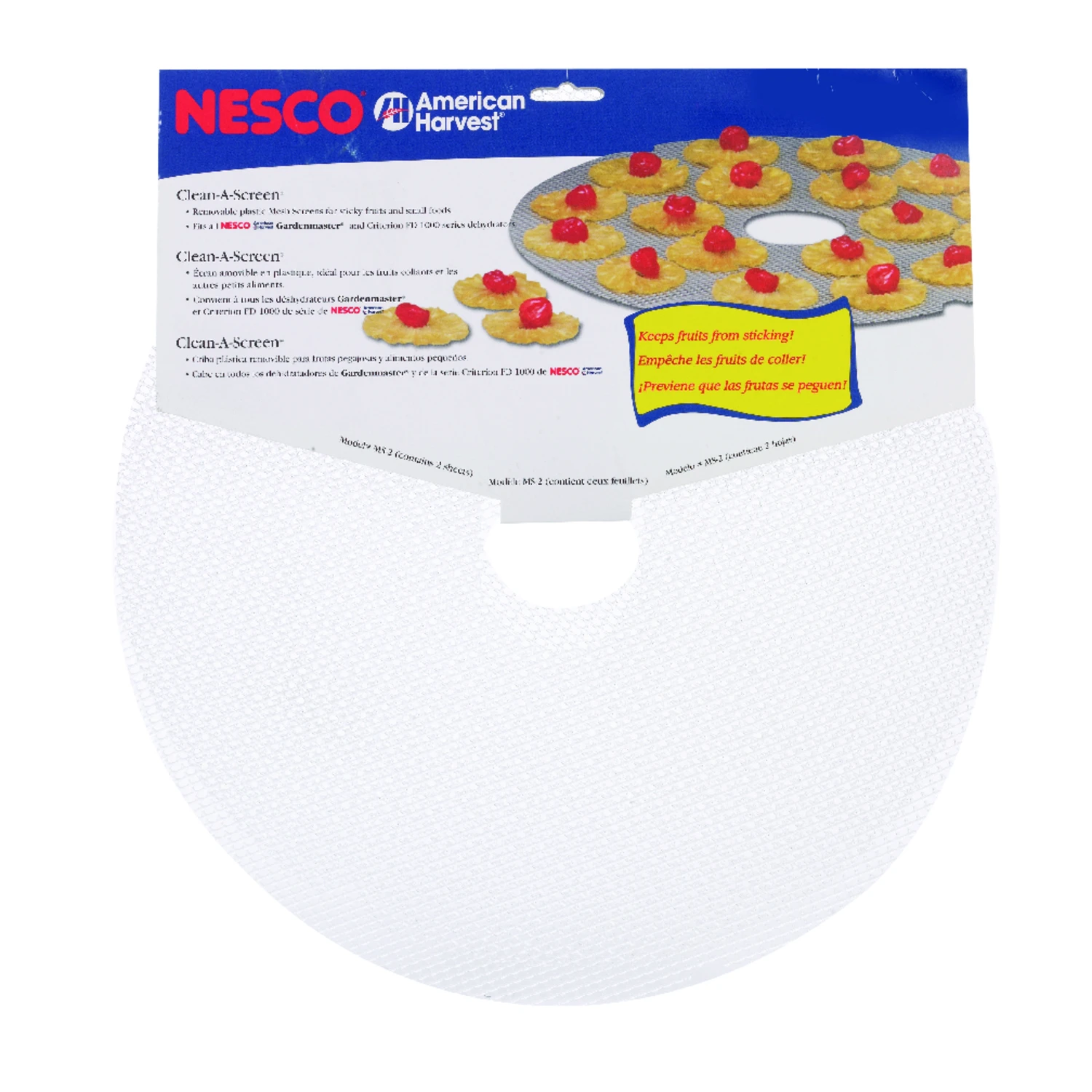 Ms-2-6 Clean-a-screen Accessory For Food Dehydrators - Set Of 2