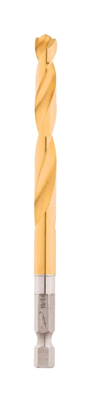 Shockwave Impact Duty 19/64 In. Titanium Hex Shank Drill Bit 4.37 In. Length