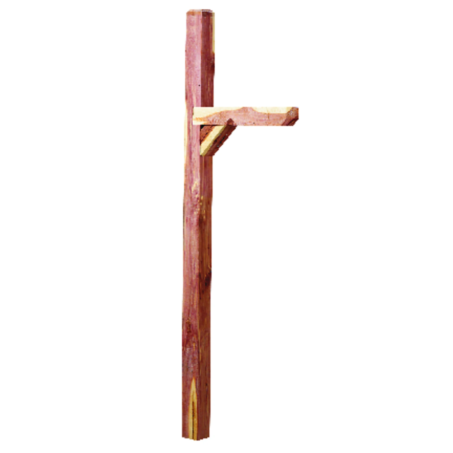 76 In. Natural Red Cedar Mailbox Post, Model Cc5r0000