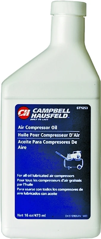 30w Non-detergent Air Compressor Oil - 16 Oz. Bottle