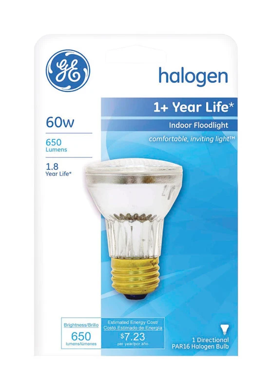 Halogen Reflector Flood Light Bulb, 60-Watts