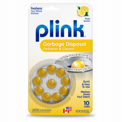 Garbage Disposer Cleaner & Deodorizer, Lemon Scent, 10 Treatments, Model Plm12t