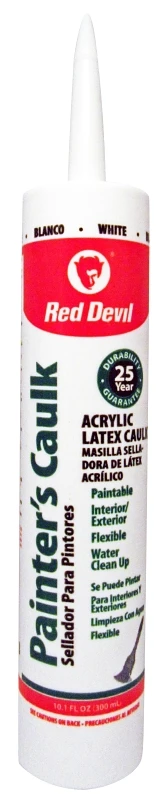 0746 Acrylic Latex Painter's Caulk, White, 10.1 Fl-oz Cartridge