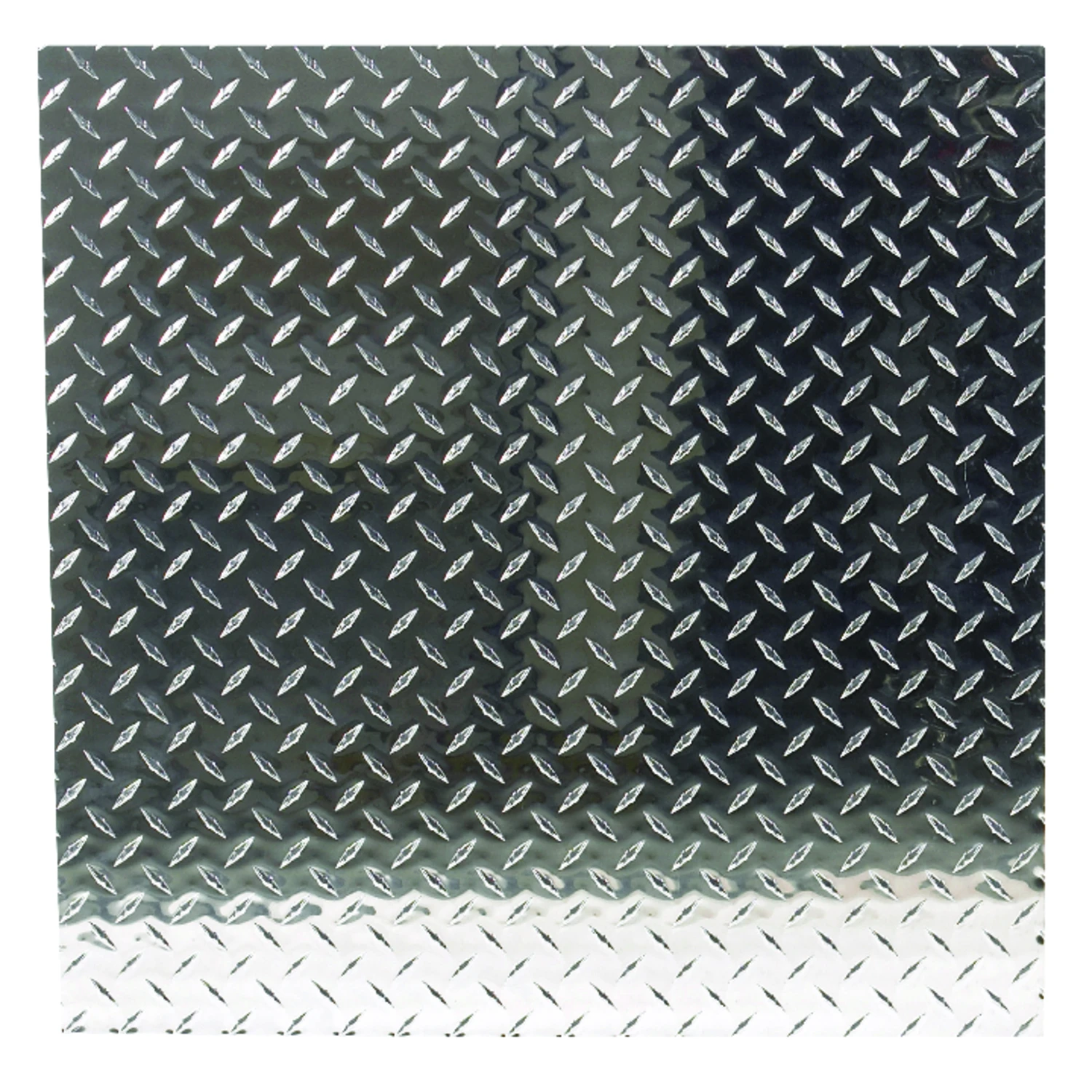 24 In. X 24 In. Aluminum Tread Plate, 0.063 In. Thickness
