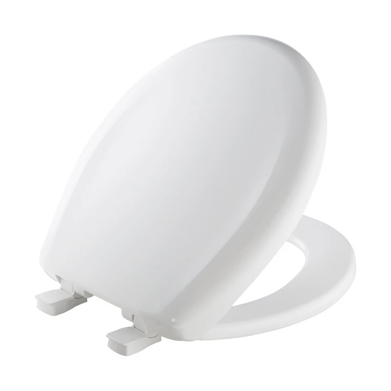 Mayfair Round Plastic Toilet Seat With Whisper-close, Easy-clean & Change, Sta-tite Hinge, White