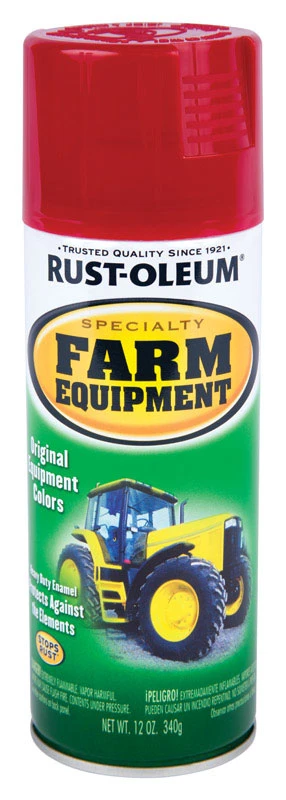7466830 Specialty Farm Equipment Spray Paint, Gloss, International Red, 12 Oz Aerosol Can
