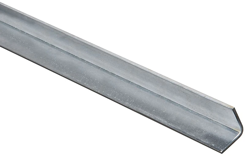 N179-929 Galvanized Steel Angle, 1 In Leg, 36 In Length, 0.12 In Thick