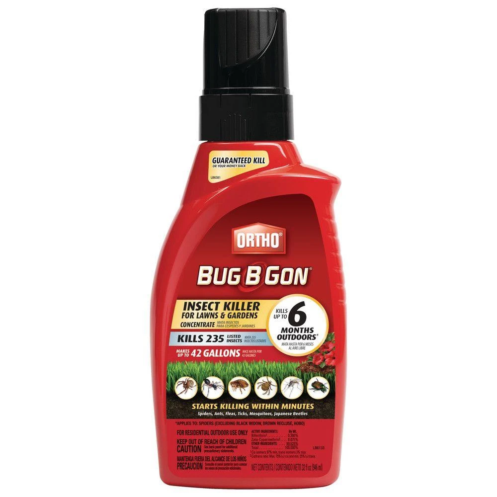Bug B Gon 32 Oz Insect Killer Concentrate For Lawns And Gardens