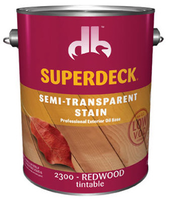 Semi-transparent Redwood Oil-based Wood Stain 1 Gallon - Db0023004-16
