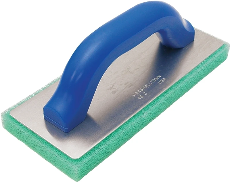 9.5 Inch by 4 Inch by 0.75 Inch Green Plastic Foam Float Tool