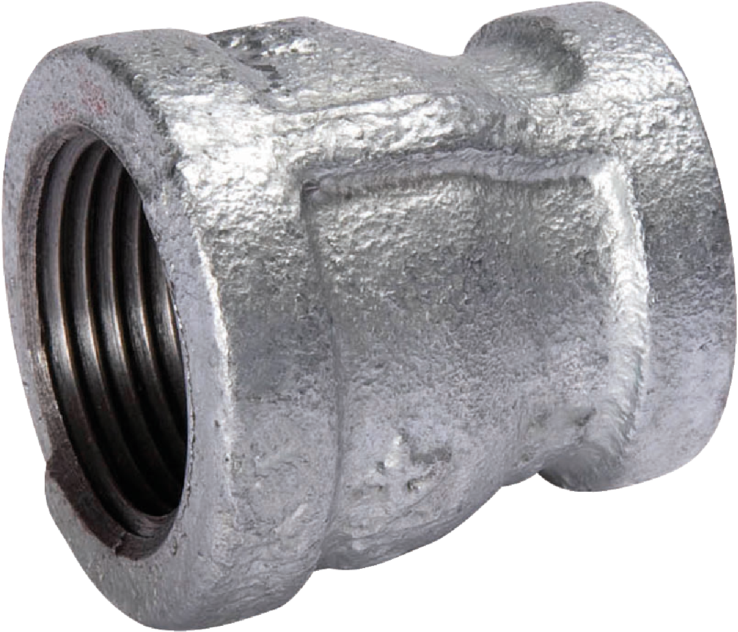 3/8 x 1/4 In. Galvanized Pipe Reducing Coupling