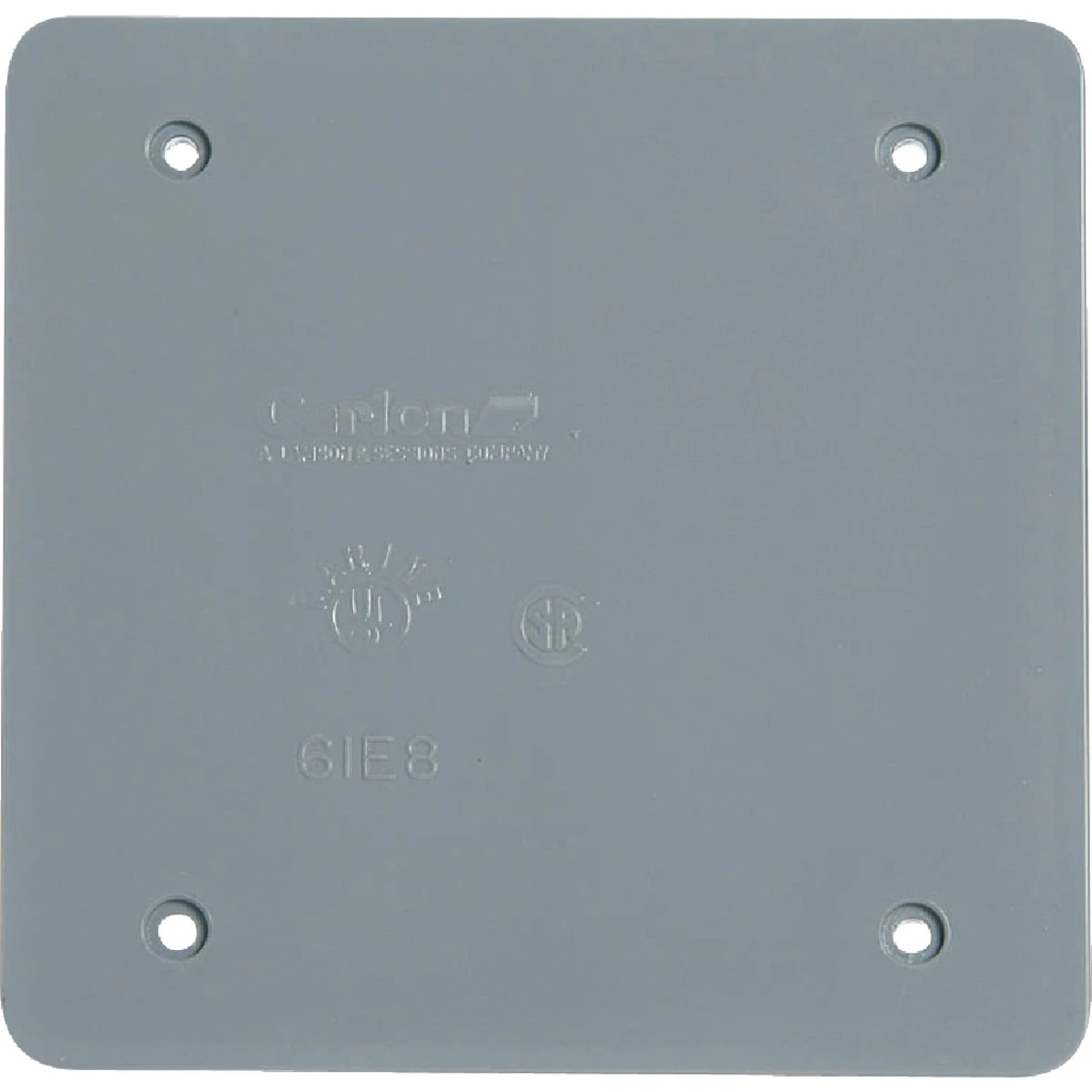 2-gang Blank 4 In. X 4 In. Square Cover With Gasket And Screws