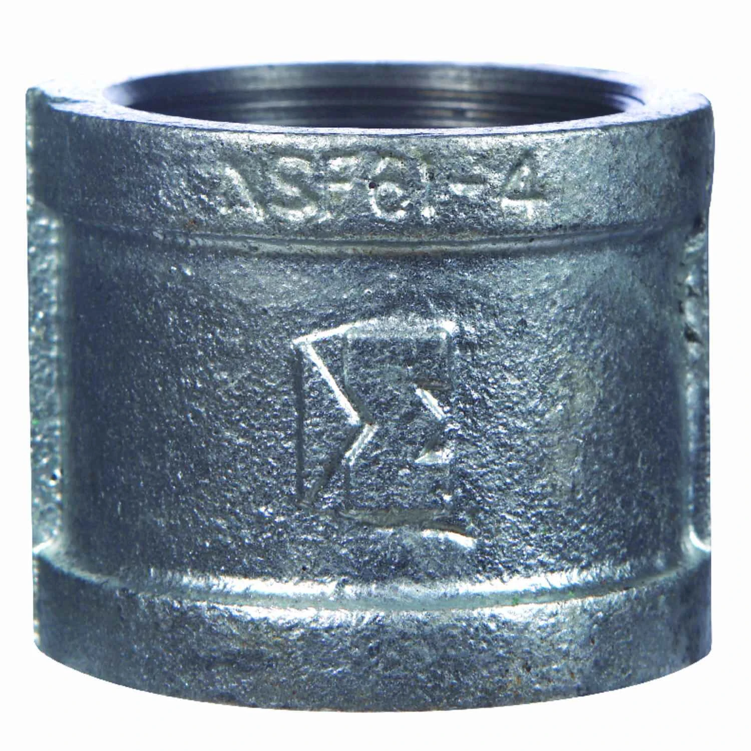 1/2 In. X 1/2 In. Fpt Galvanized Coupling - Malleable Iron Pipe Fitting