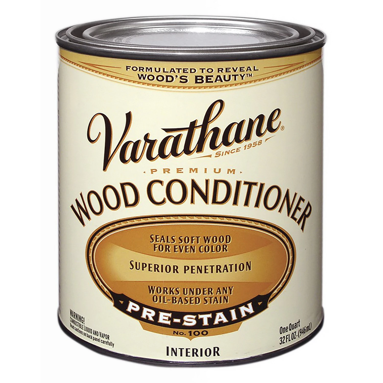 Premium 1 Quart Oil-based Wood Conditioner For Soft Woods