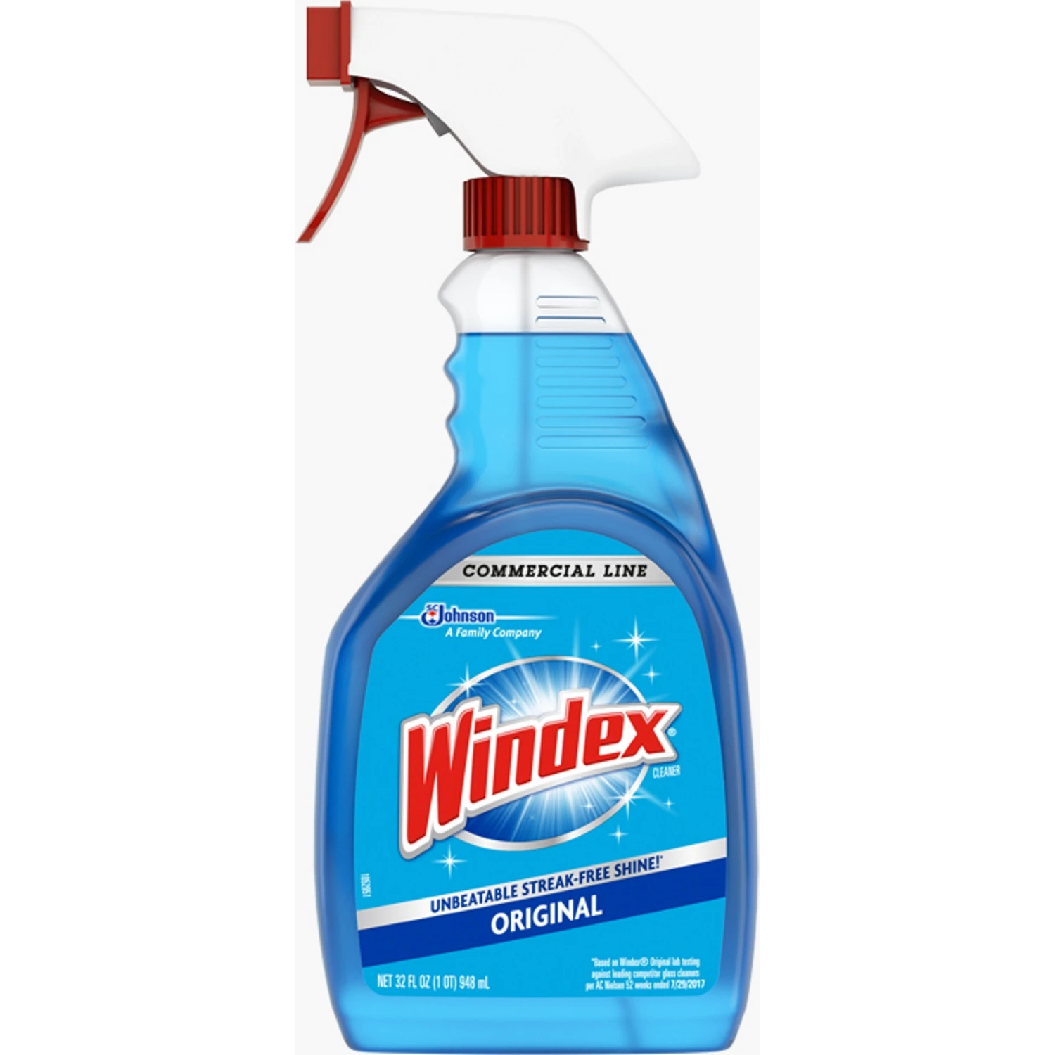 32 Oz. Original Commercial Glass & Surface Cleaner With Ammonia-d Formula