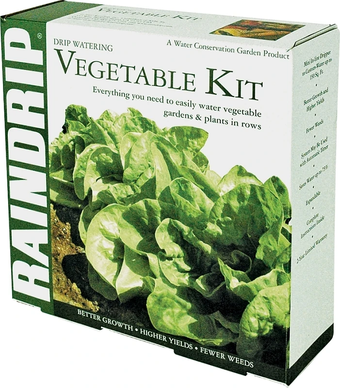 R567dt Drip Watering Vegetable Garden Kit With Anti-syphon - 50 Ft Tubing