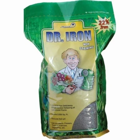 Dr. Iron Fertilizer, 7 Lbs. - No Stain Formula With 22% Iron
