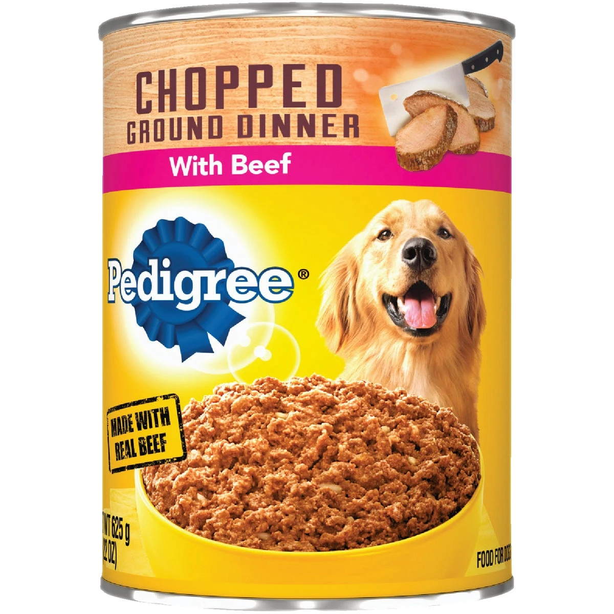 Dog Food, Ground Beef, 22 oz. Can