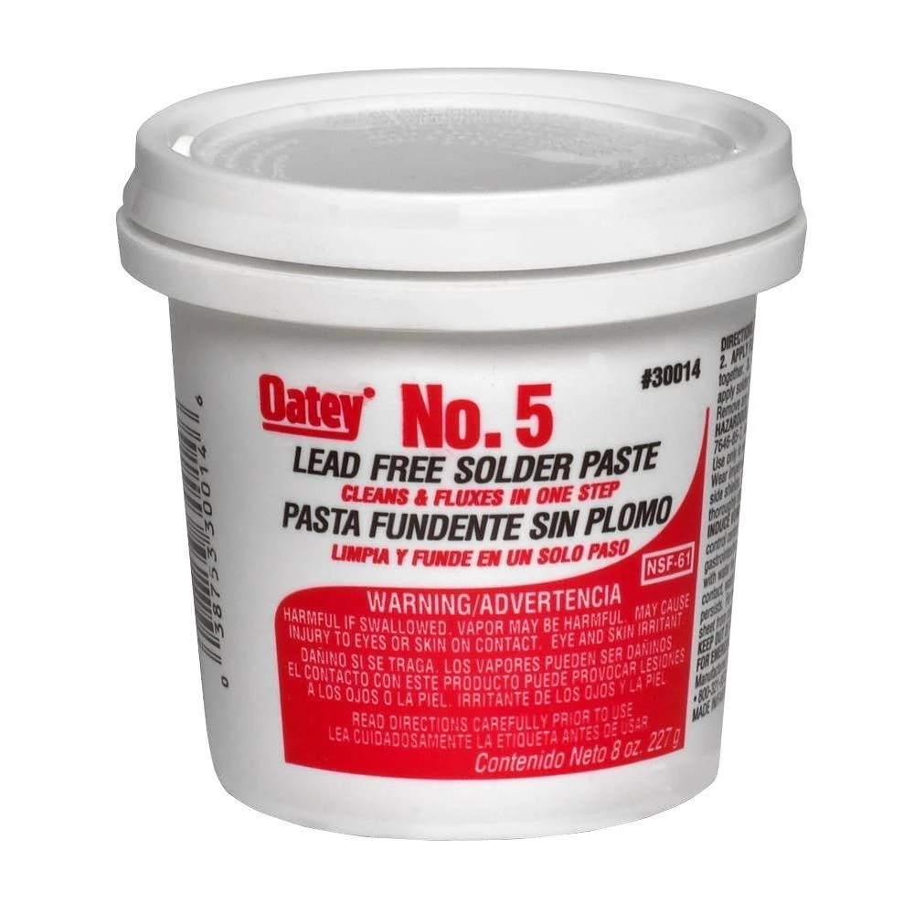 No. 5 8 Oz. Lead-free Soldering Flux Paste For Superior Solder Flow