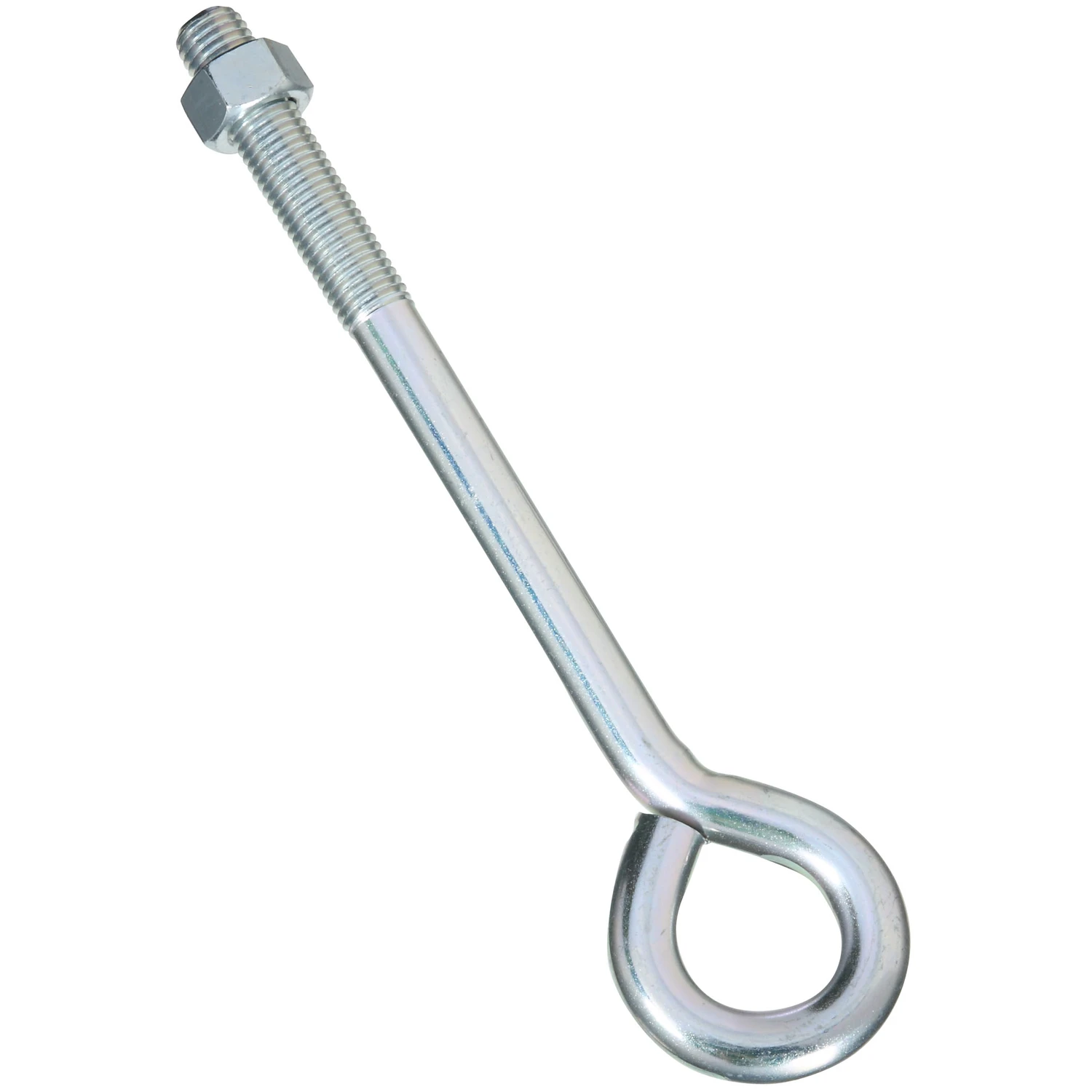 Eye Bolt With Hex Nut, Zinc, 3/4 x 12 In.
