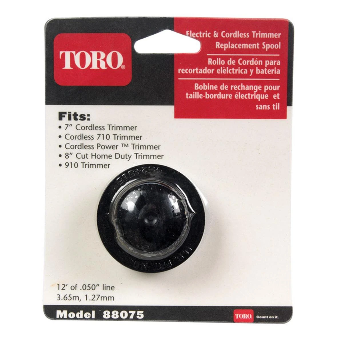 0.05 In. Diameter X 12 Ft. Length Replacement Line Trimmer Spool Model 88075