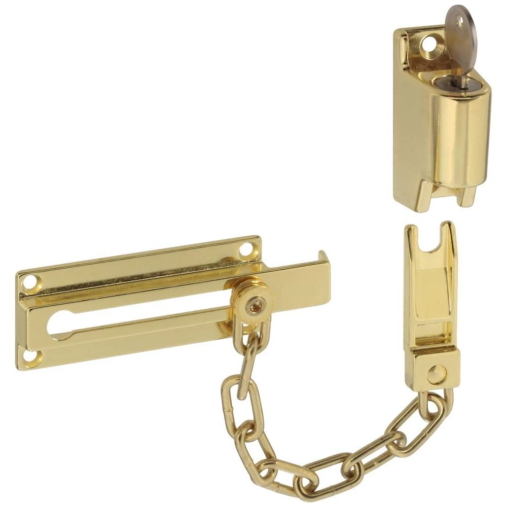 Stainless Steel Keyed Chain Door Lock Stainless Steel Keyed Chain Door Lock