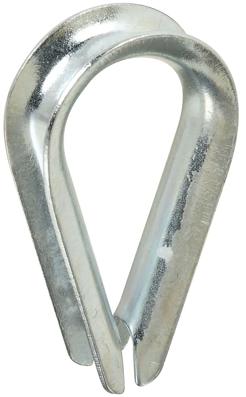3232bc N176-826 Zinc-plated Rope Thimble, 5/16 Inch Steel