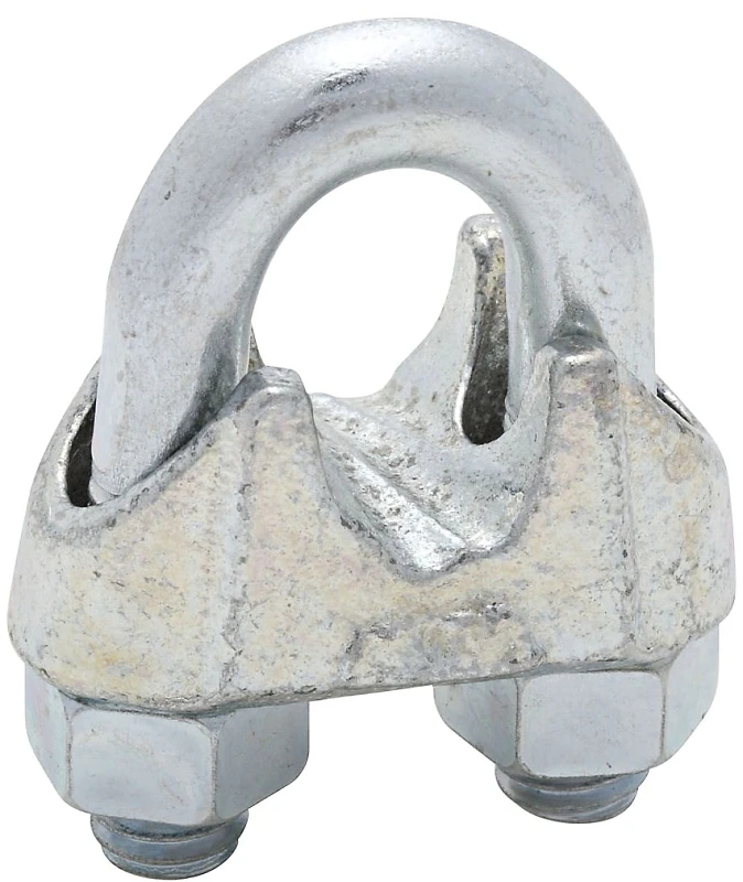 3230bc N248-328 Zinc Wire Cable Clamp, 1/2 In Diameter, 1 In Length